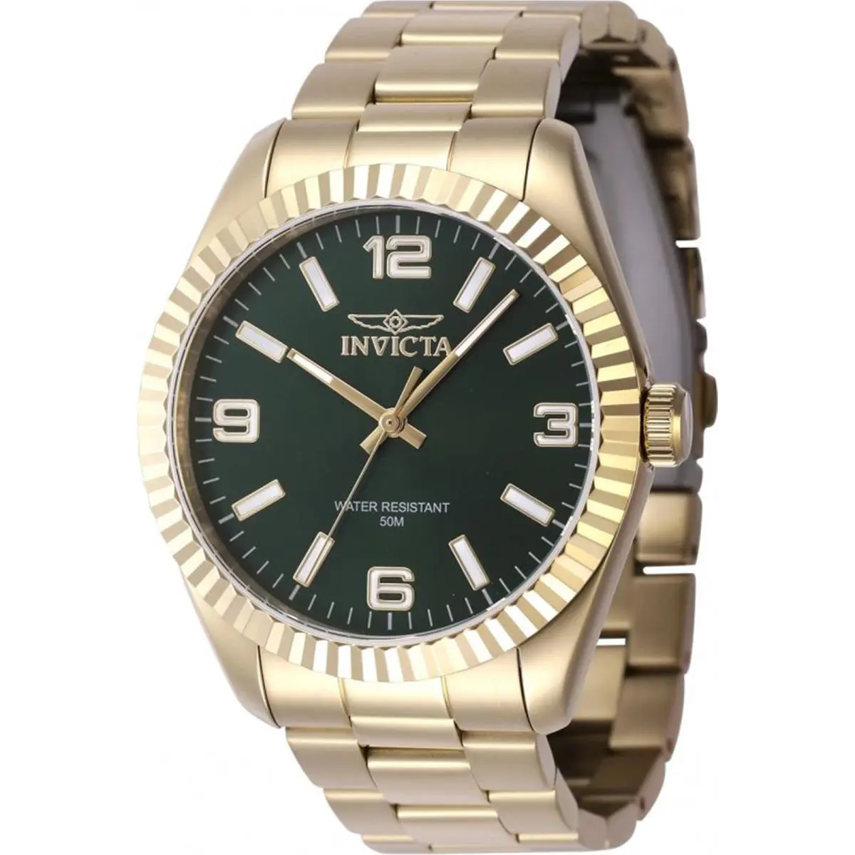 Invicta Men`s 47459 Specialty Quartz 3 Hand Green Dial Watch
