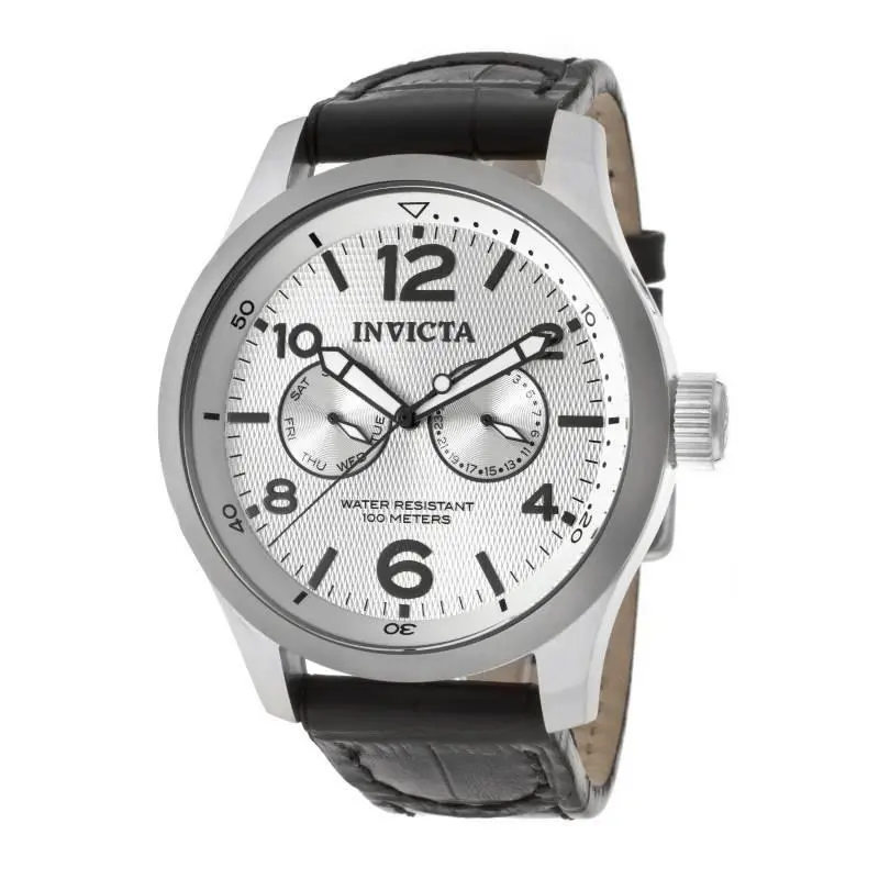 Invicta Men`s 13009 I-force Quartz Multifunction Silver Dial Watch
