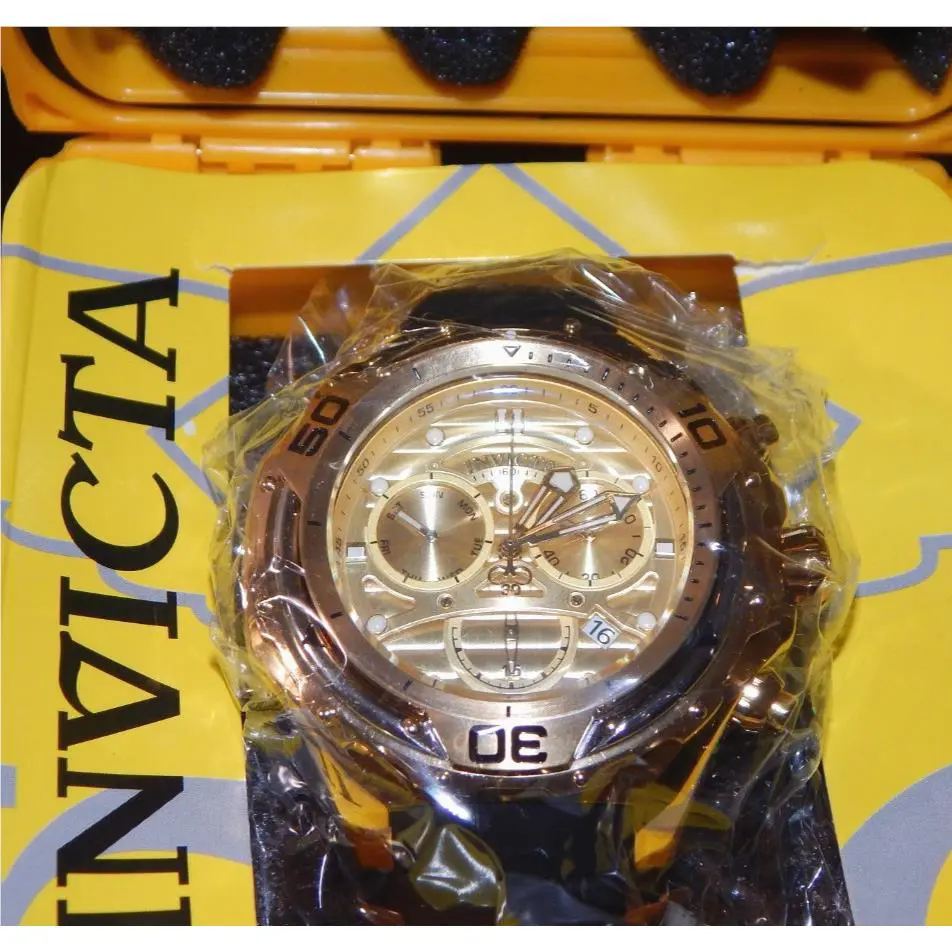 Invicta S1 Rally Mammoth Stainless Chronograph 54mm Watch 100m 38094 Case