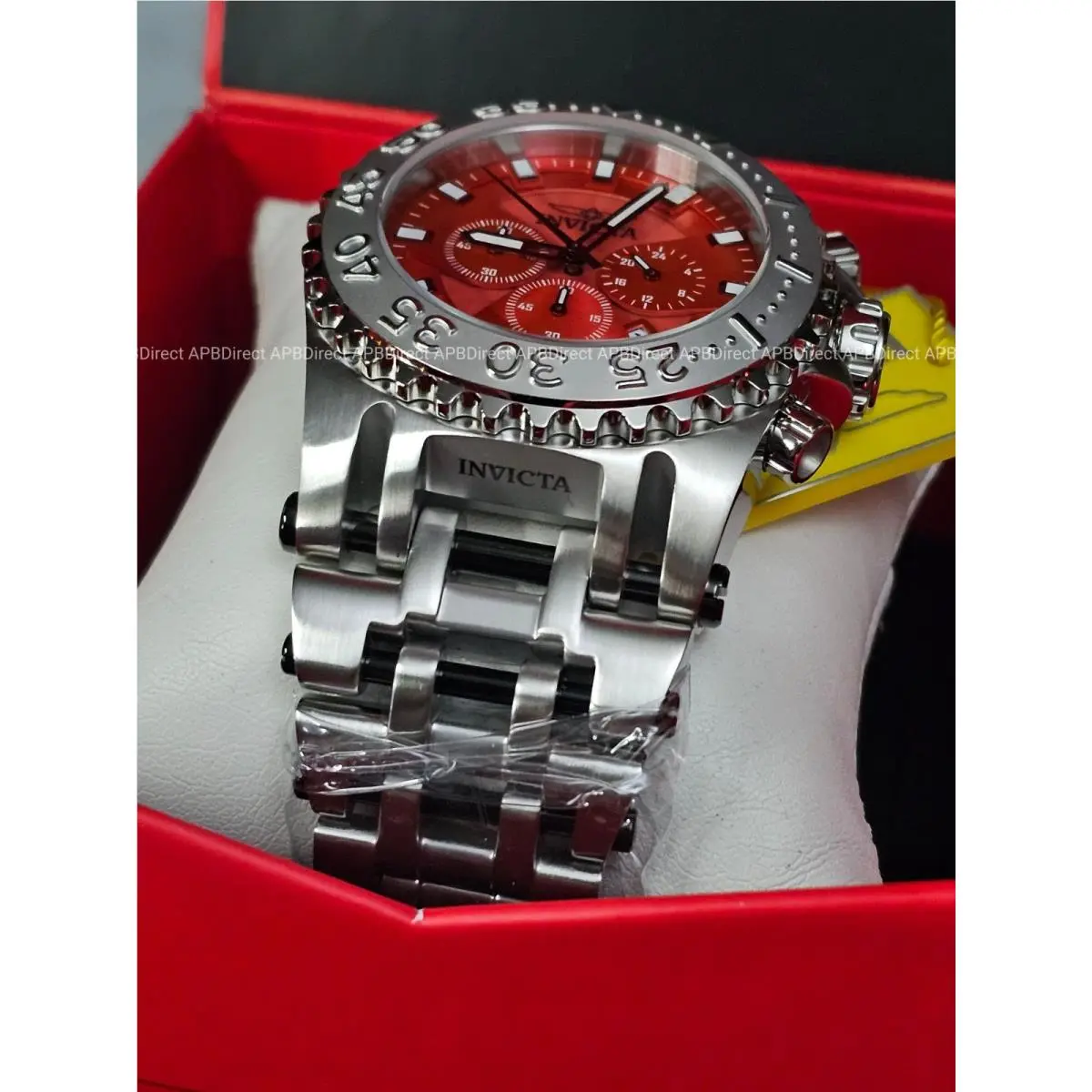 Invicta - Chaos - Coalition Forces Silver Red - 50mm Chronograph Mens Watch