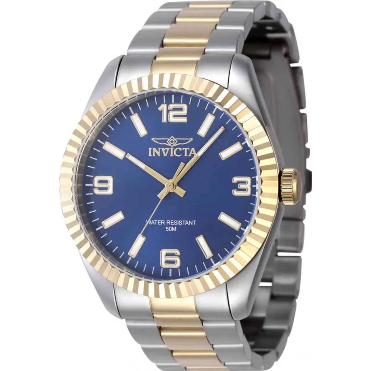 Invicta Men`s 47456 Specialty Quartz 3 Hand Blue Dial Watch