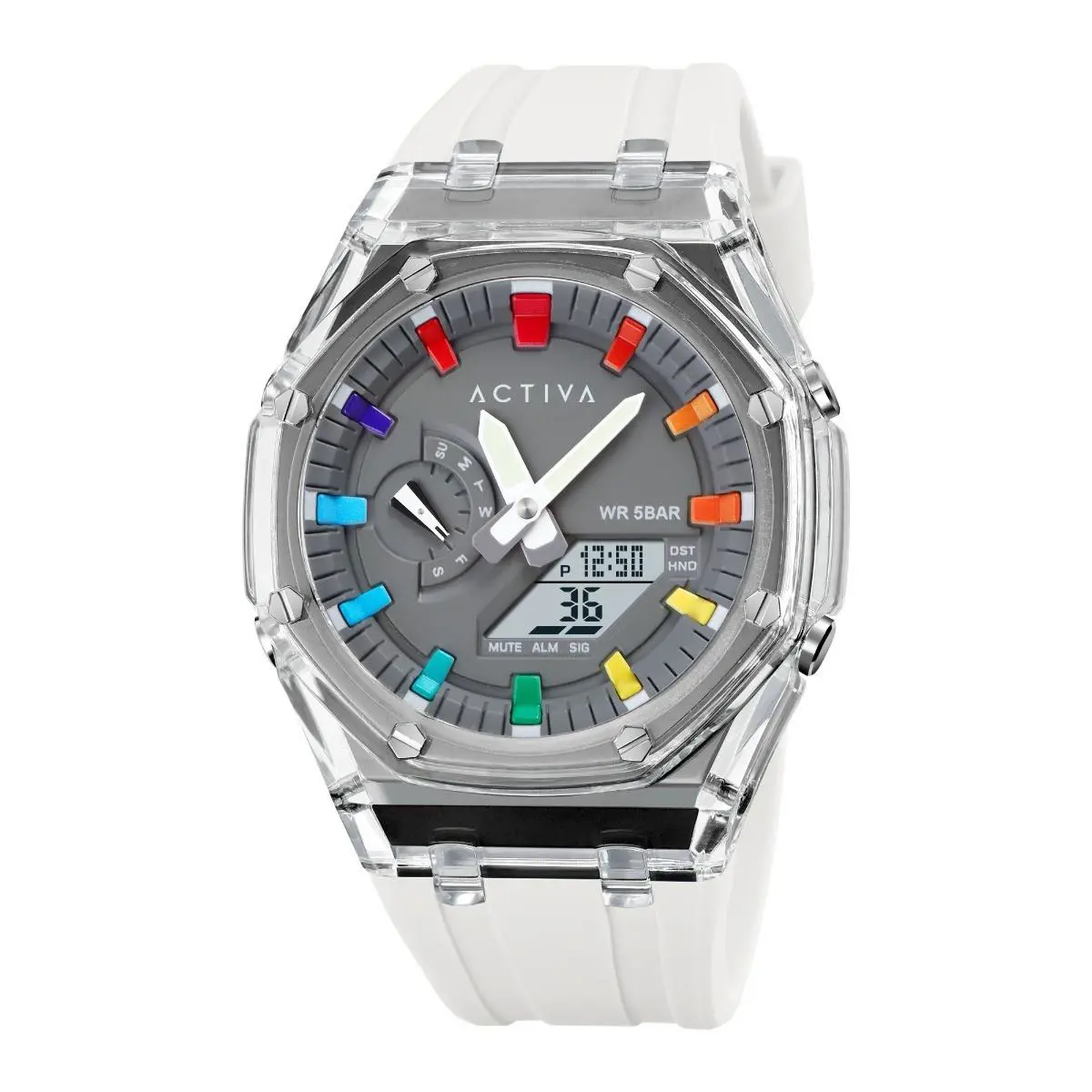 Activa Kaleido x Invicta Men’s Digital Chronograph Watch 53.2mm Modern
