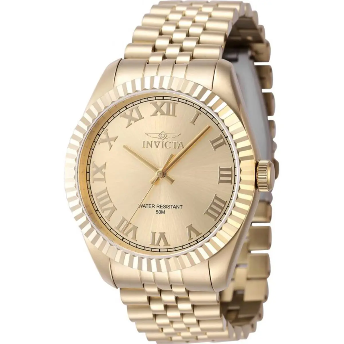 Invicta Men`s 47406 Specialty Houston Astros Quartz 3 Hand Gold Dial Watch