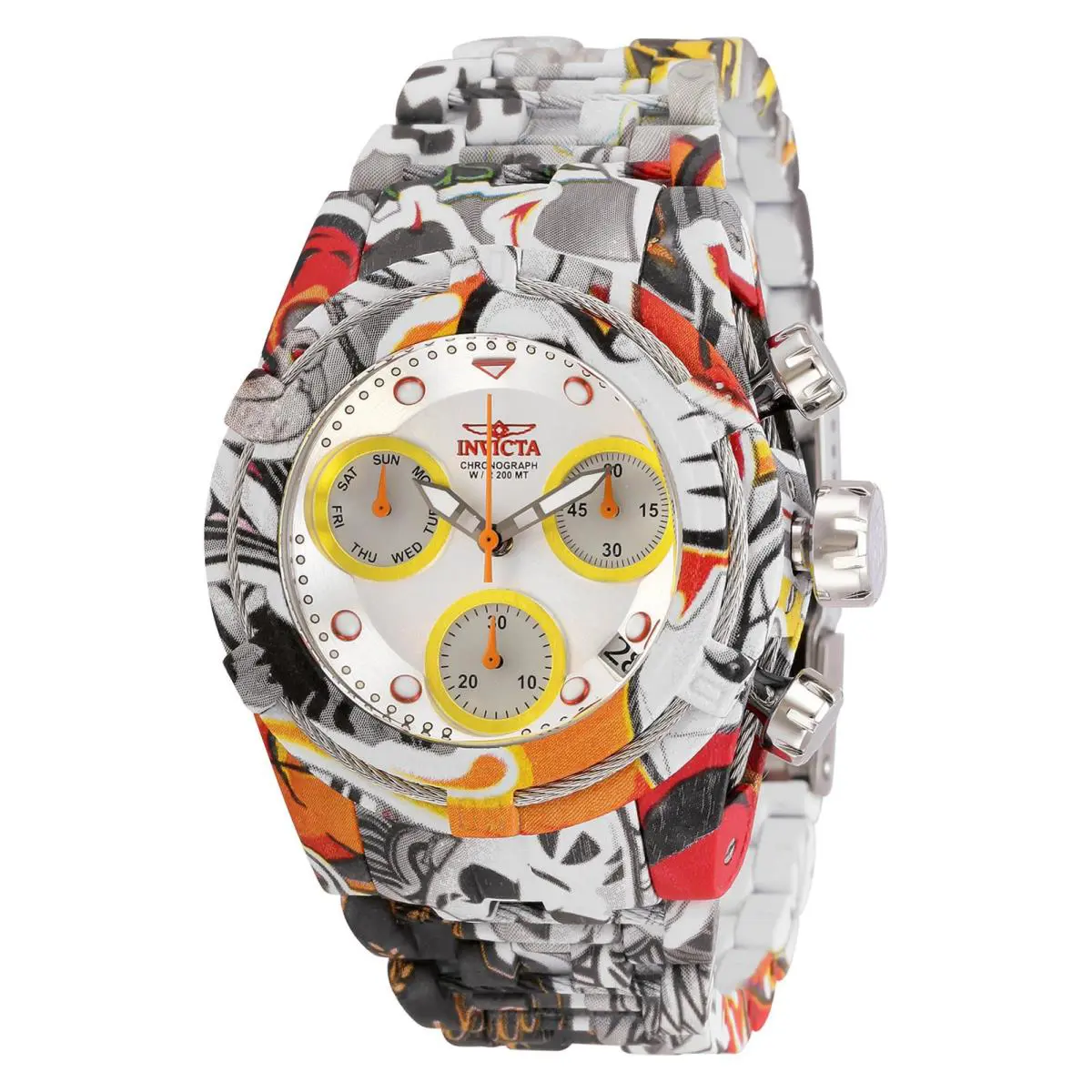 Invicta Bolt Swiss Ronda Z60 Unisex Watch - 42mm Steel Aqua Plating 30221