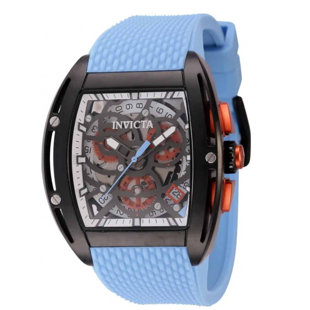 Invicta S1 Rally Swiss Eta G10.212 Caliber Men`s 44mm Skeleton Dial Watch 45187