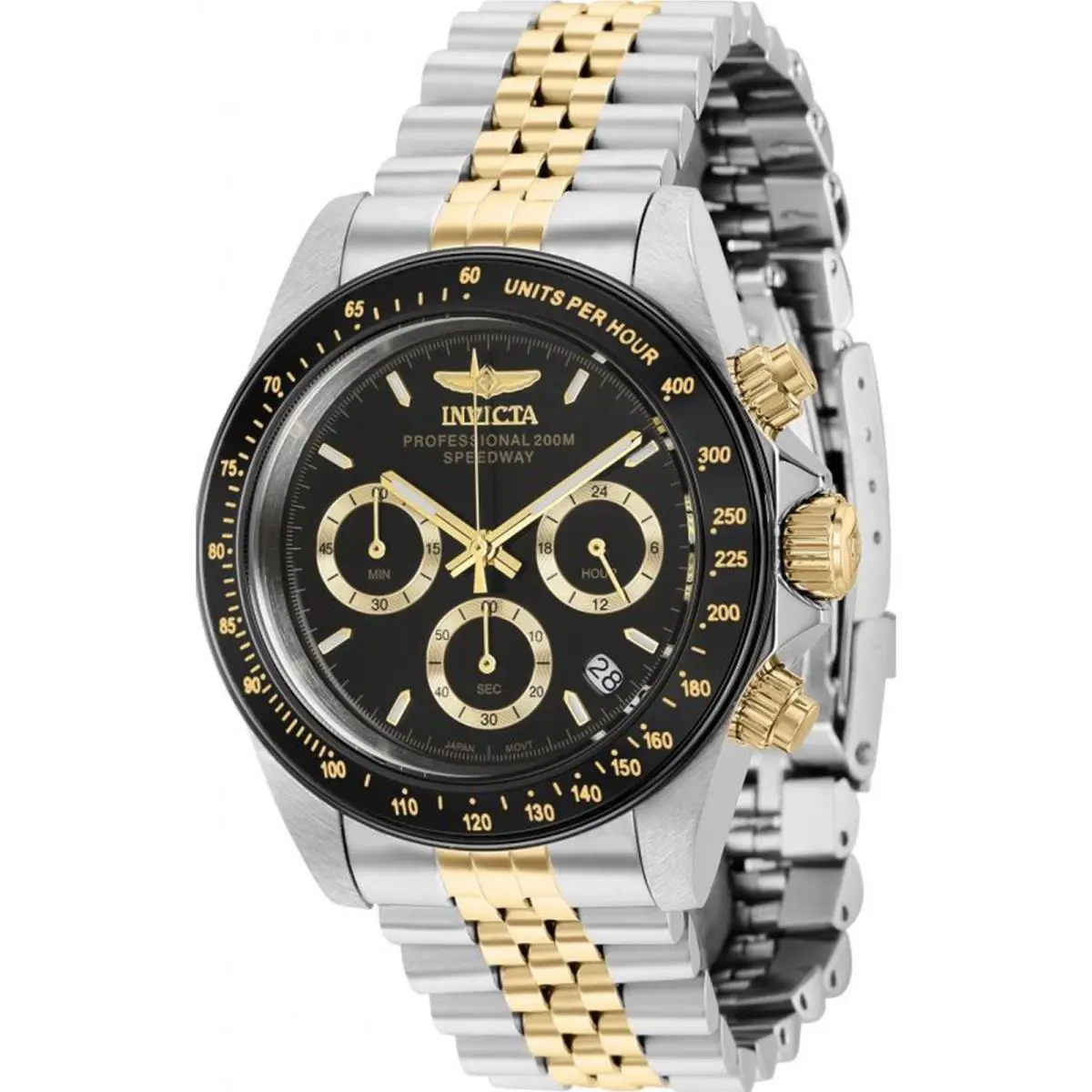 Invicta Men`s 36739 Speedway Quartz Chronograph Black Dial Watch