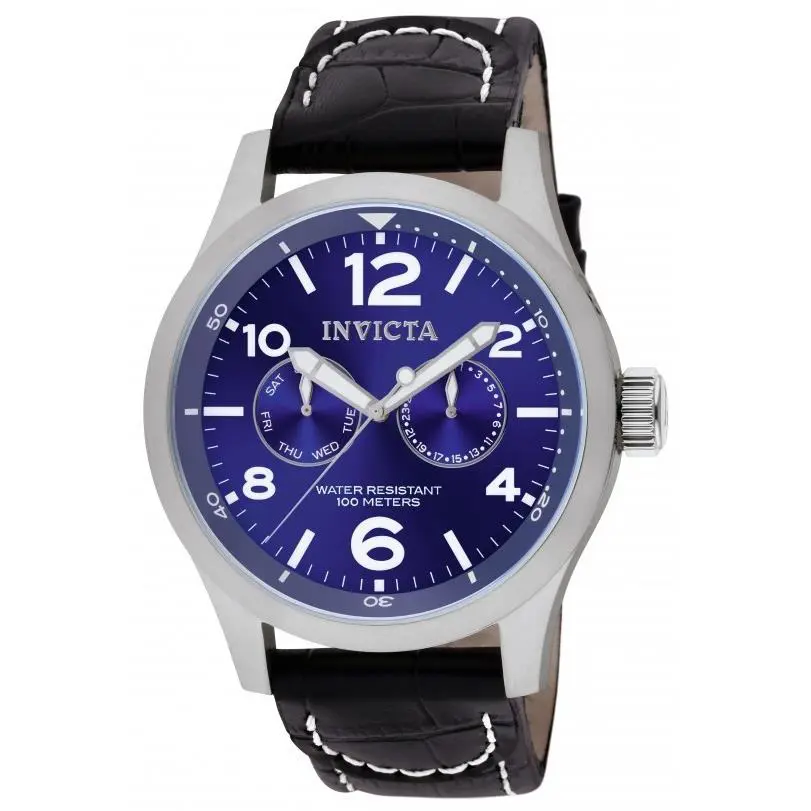 Invicta Men`s 10490 I-force Quartz Multifunction Blue Dial Watch