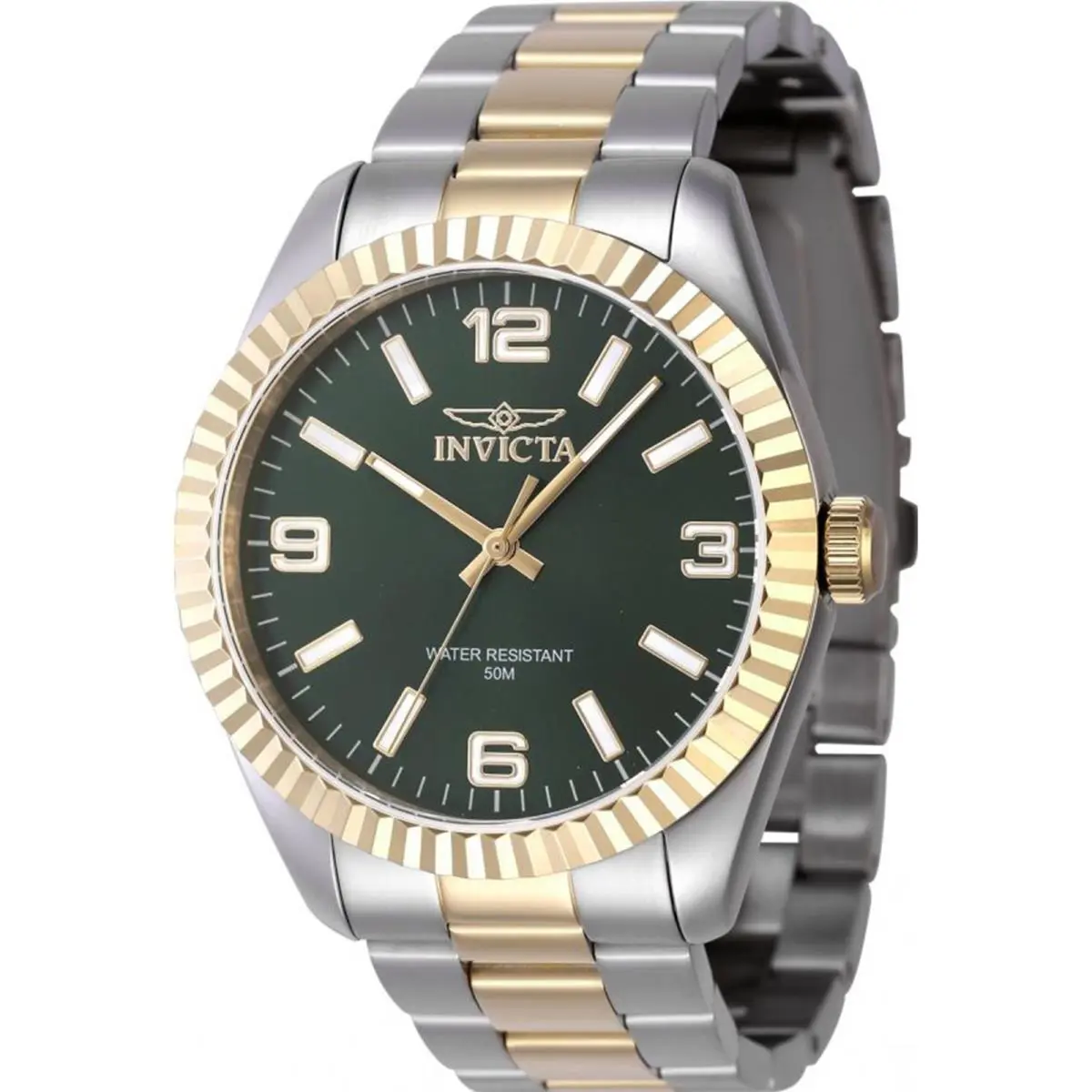 Invicta Men`s 47455 Specialty Quartz 3 Hand Green Dial Watch