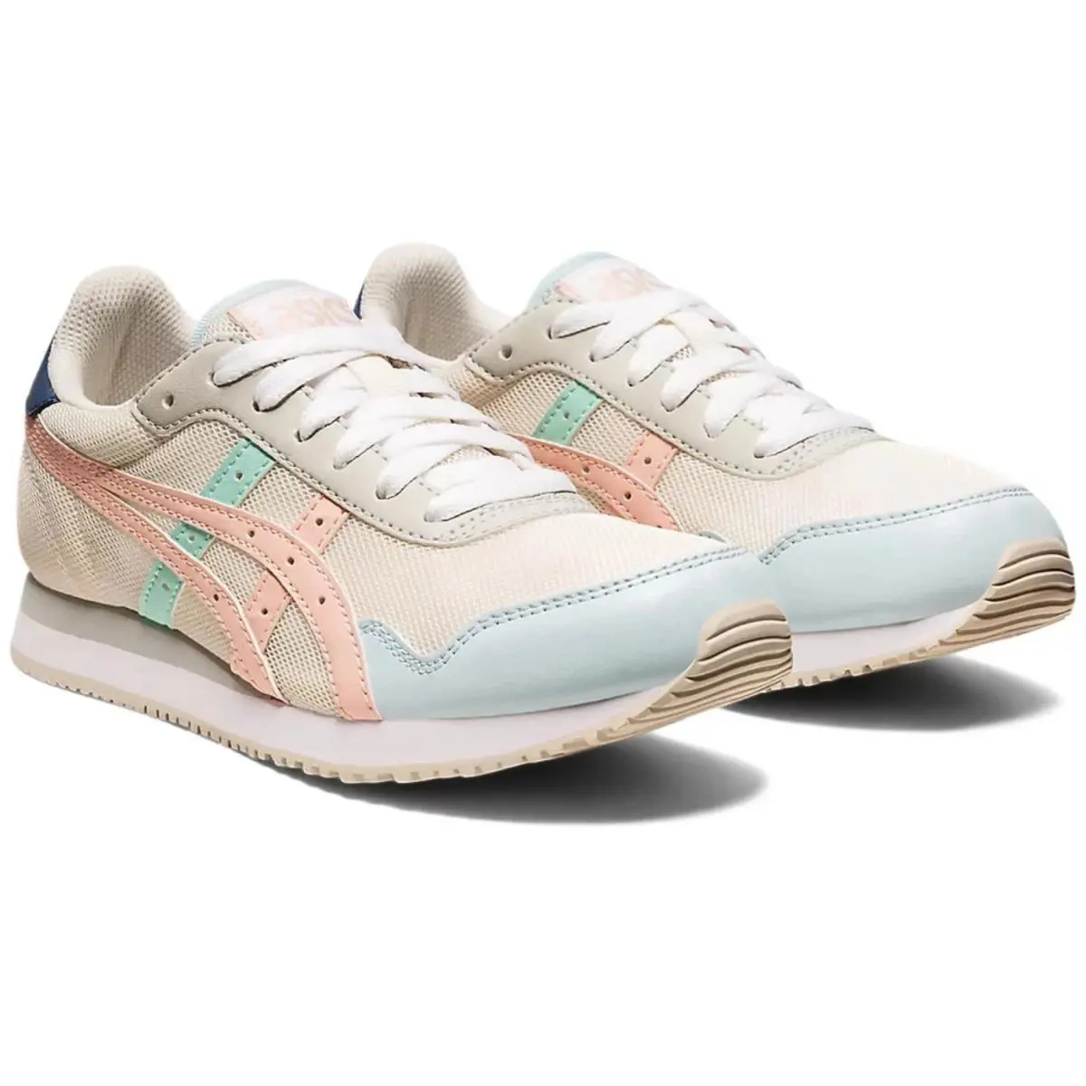 Asics Tiger Runner 1202A174.104 Women`s 12 Cream Breeze Sportstyle Shoes RHS8098 - Ivory