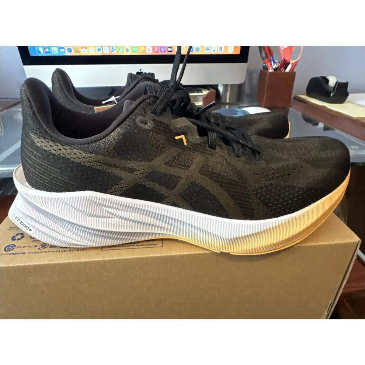 Asics shoes - ASICS Dynablast - Dynablast - 1011C077-003 - Black/Brown Stone 12