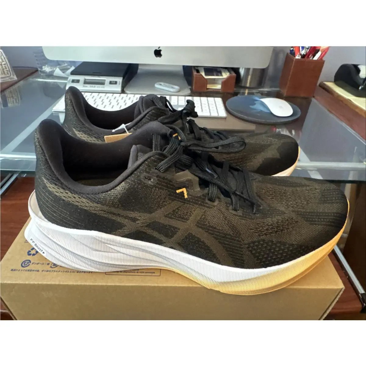 Asics shoes - ASICS Dynablast - Dynablast - 1011C077-003 - Black/Brown Stone 14