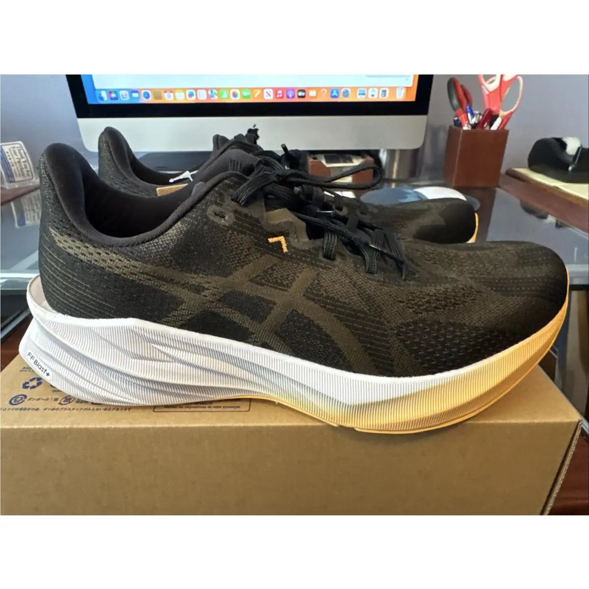 Asics shoes - ASICS Dynablast - Dynablast - 1011C077-003 - Black/Brown Stone 15