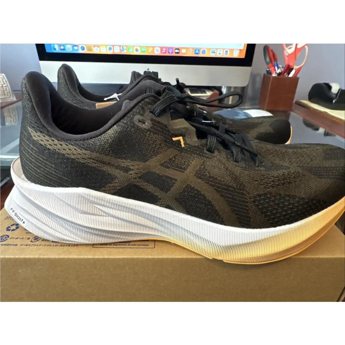 Asics shoes - ASICS Dynablast - Dynablast - 1011C077-003 - Black/Brown Stone 17