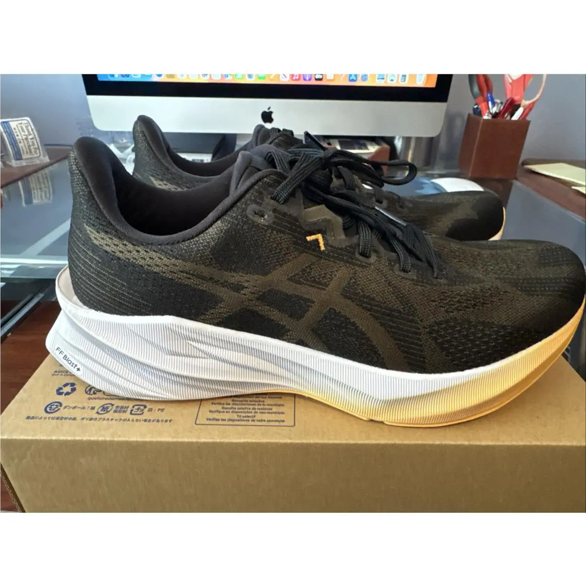 Asics shoes - ASICS Dynablast - Dynablast - 1011C077-003 - Black/Brown Stone 0