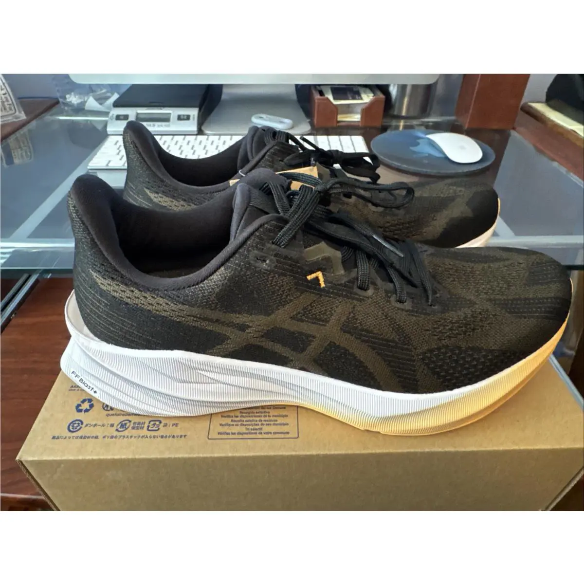 Asics shoes - ASICS Dynablast - Dynablast - 1011C077-003 - Black/Brown Stone 1
