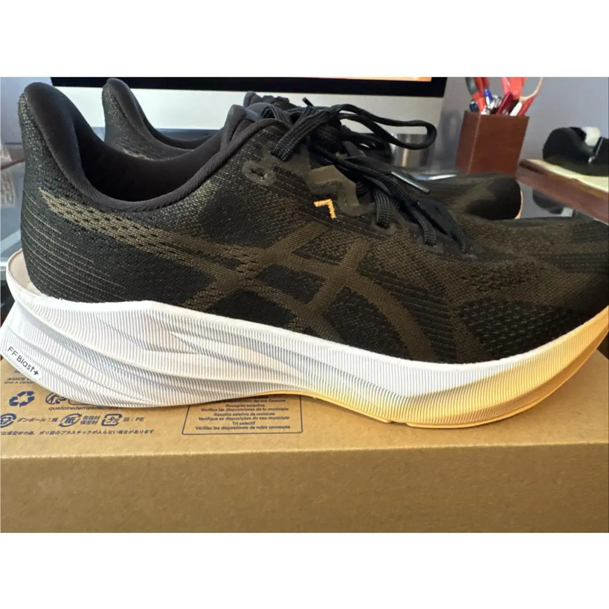 Asics shoes - ASICS Dynablast - Dynablast - 1011C077-003 - Black/Brown Stone 3