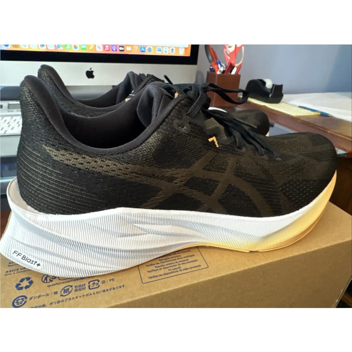 Asics shoes - ASICS Dynablast - Dynablast - 1011C077-003 - Black/Brown Stone 4