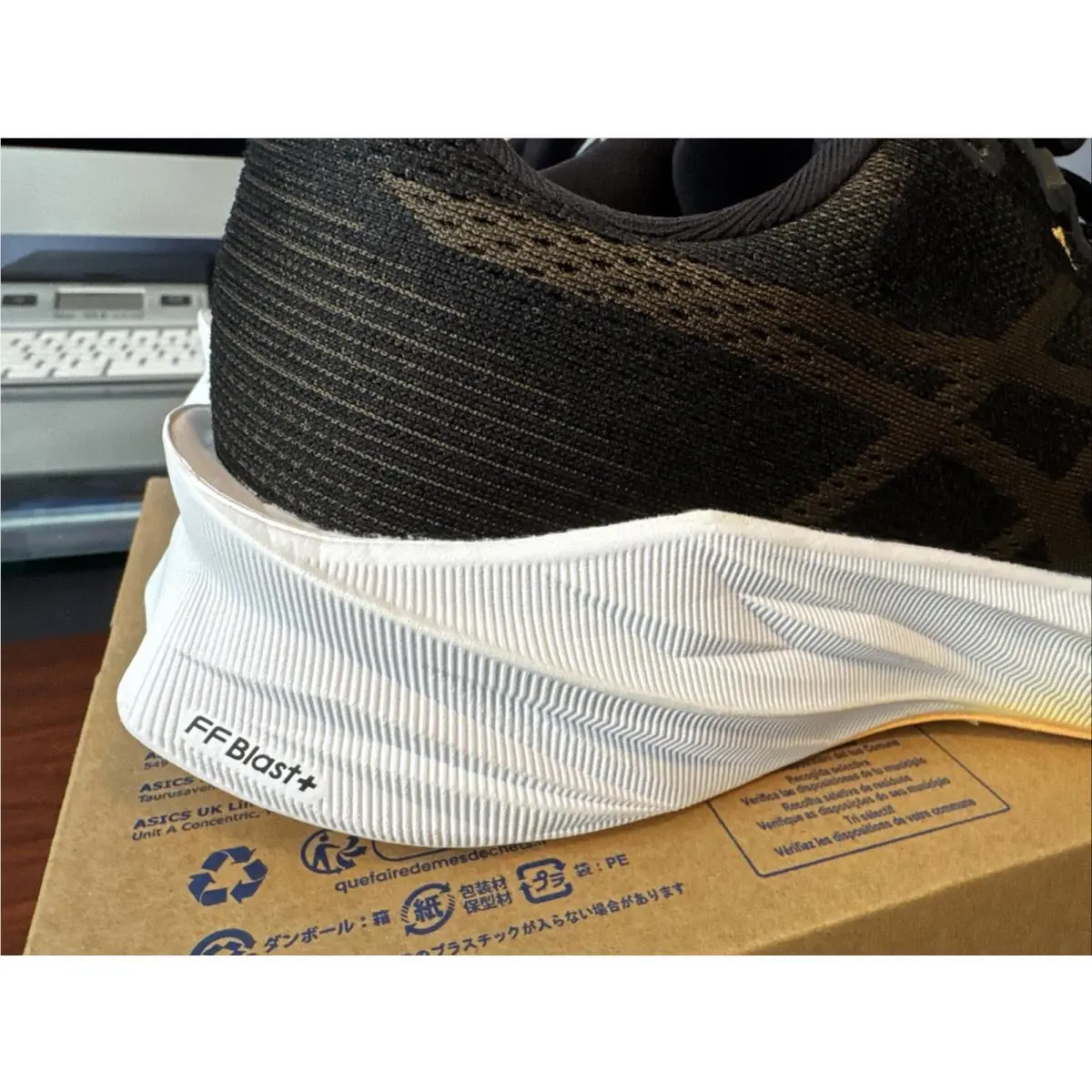 Asics shoes - ASICS Dynablast - Dynablast - 1011C077-003 - Black/Brown Stone 5