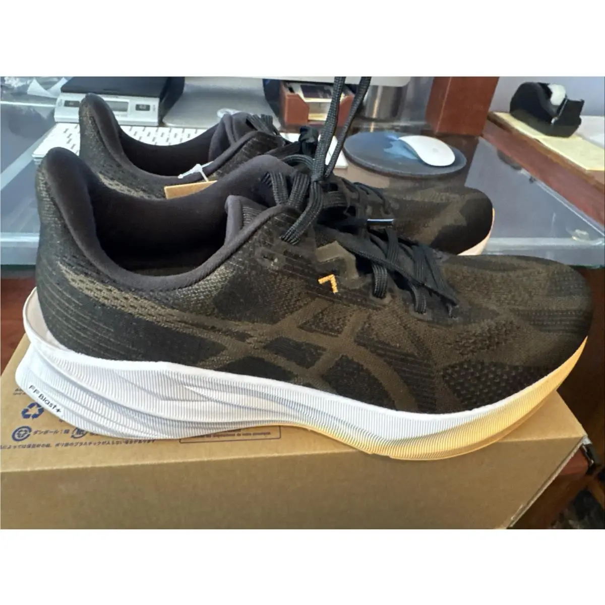 Asics shoes - ASICS Dynablast - Dynablast - 1011C077-003 - Black/Brown Stone 30