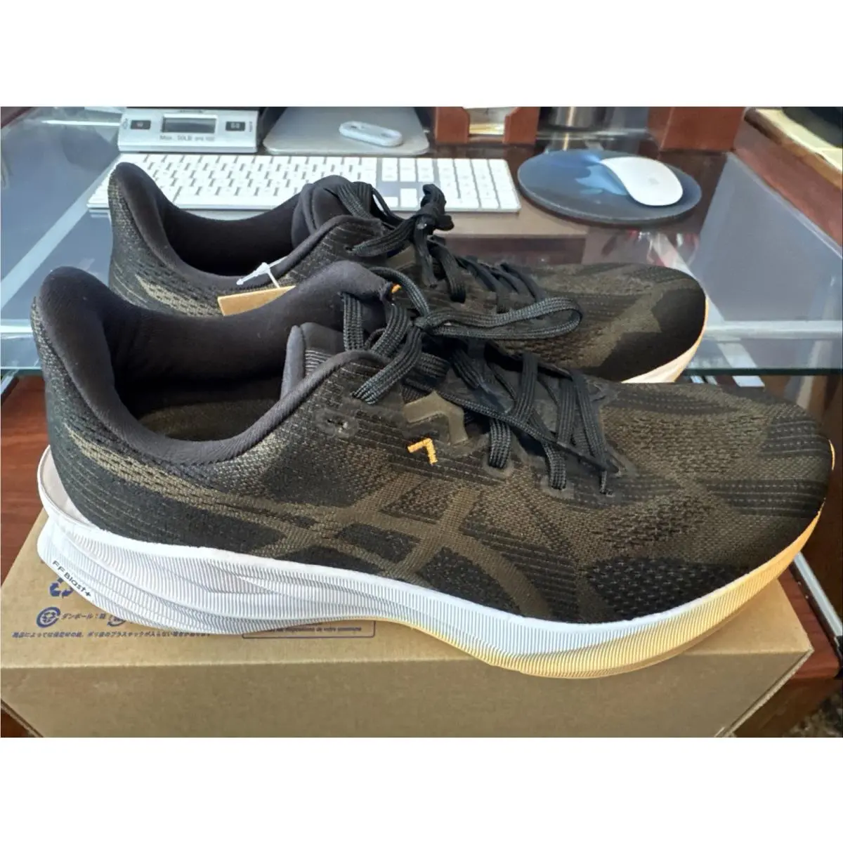 Asics shoes - ASICS Dynablast - Dynablast - 1011C077-003 - Black/Brown Stone 35
