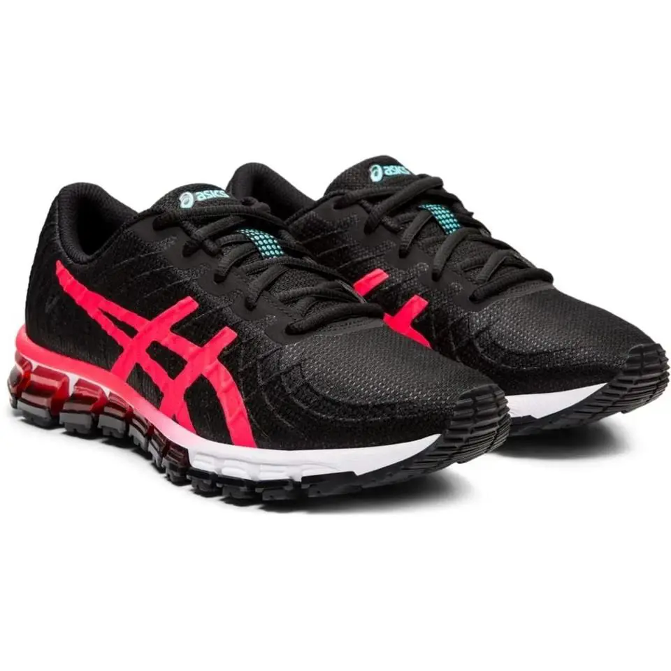 Asics Women`s Gel-quantum 180 4 Black/laser Pink 1022A098-003 Sz 5 - Black