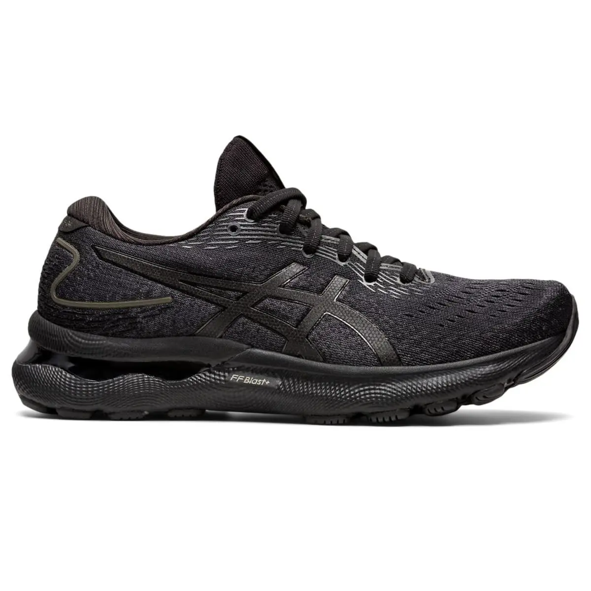 Asics Women`s Gel-nimbus® 24 R Running Shoes 7.5 US Wide Black/black
