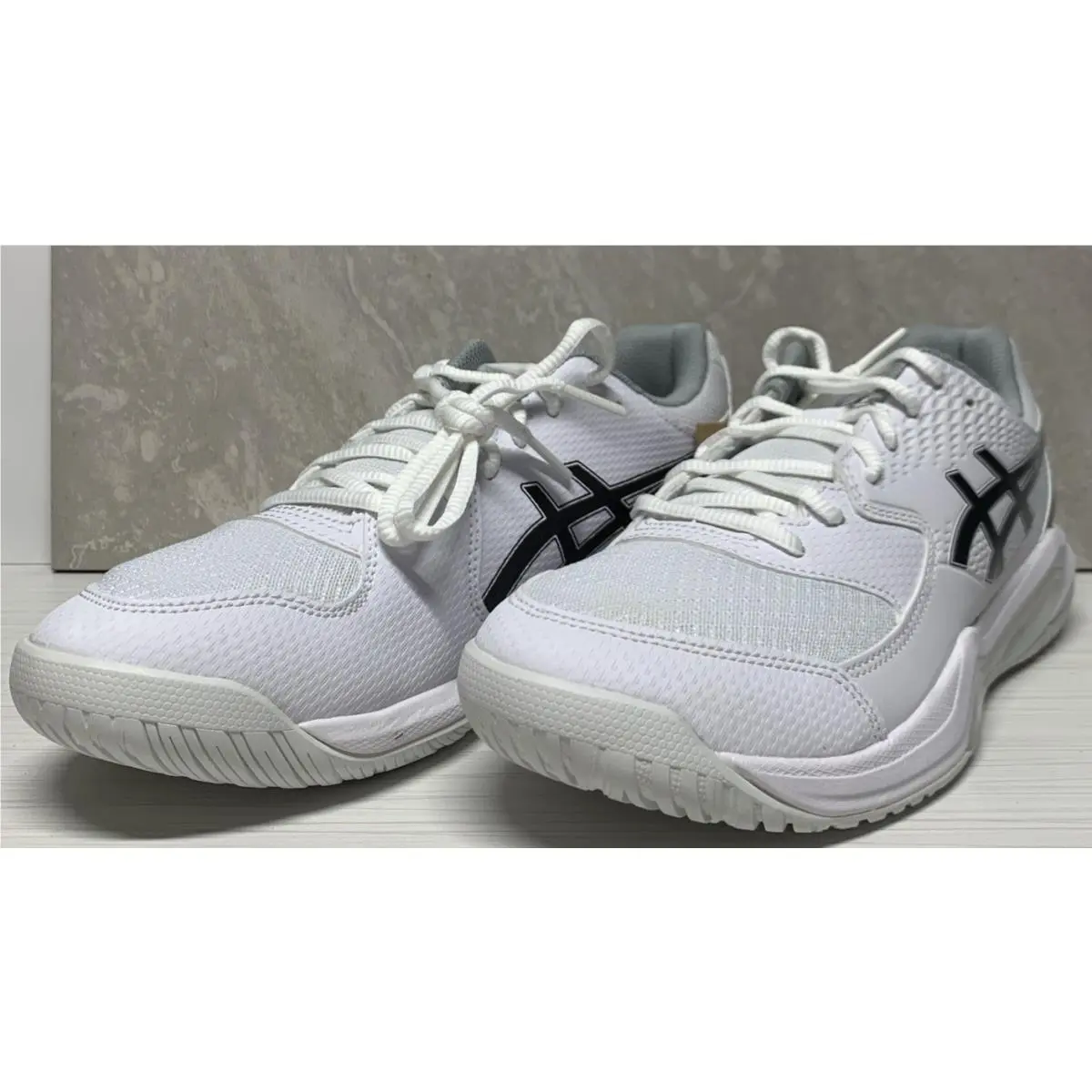 Asics shoes - ASICS Gel Dedicate - Gel Dedicate - 1041A408-101 - White / Black, Manufacturer: White/Black (UPC: 196074863310) 0