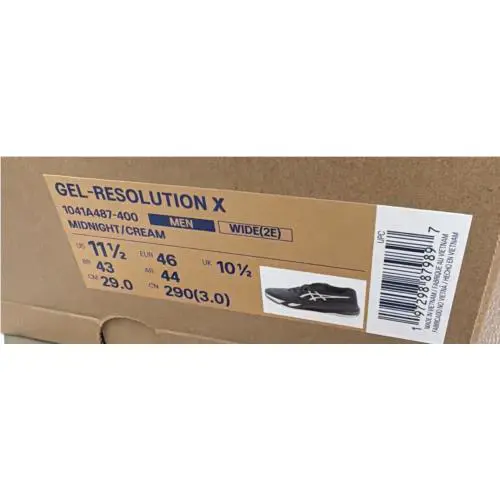Asics shoes - ASICS Gel Resolution X - Gel Resolution - 1041A481-400 - Blue (UPC: 0197298879897) 5