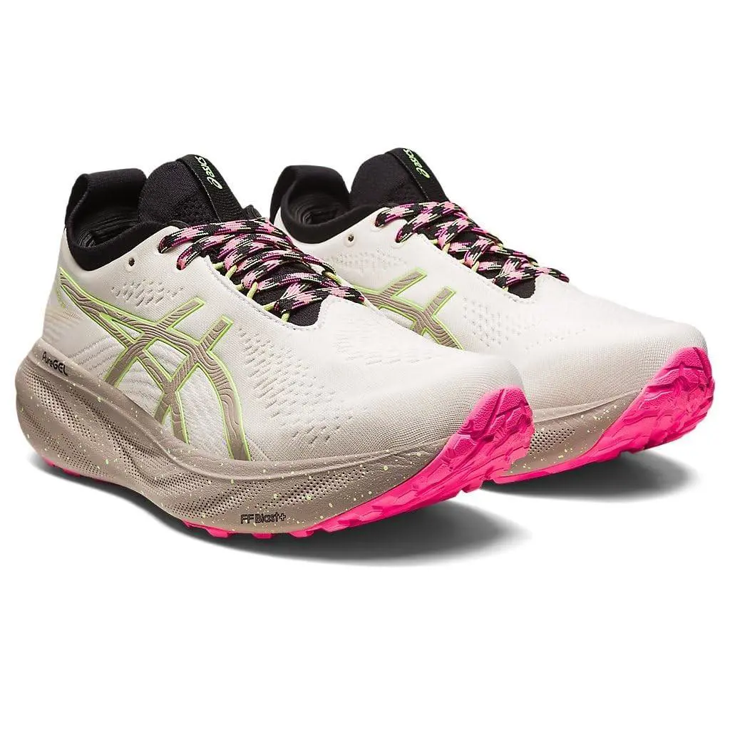 Asics shoes - ASICS Wmns Gel Nimbus 25 - 1012B581-200 - Nature Bathing/Lime Green 1