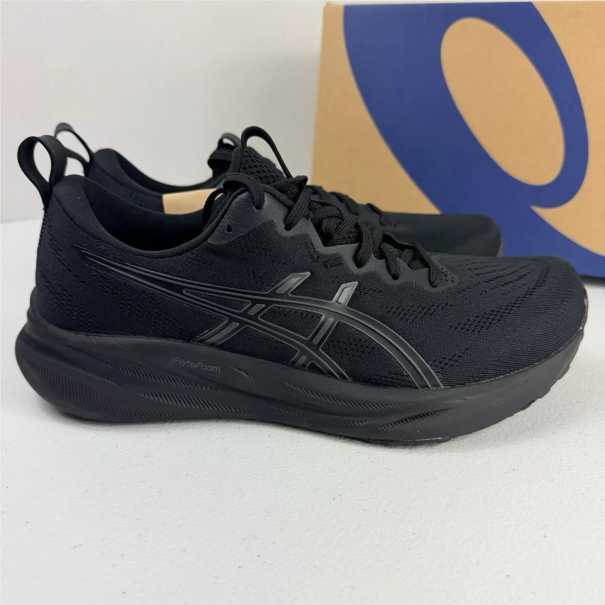 Asics Gel-pulse 16 Black Running Shoes Men`s Size 8 1011B962-002