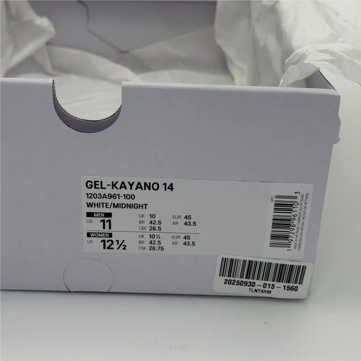Asics shoes - GEL-Kayano 14 - White 5