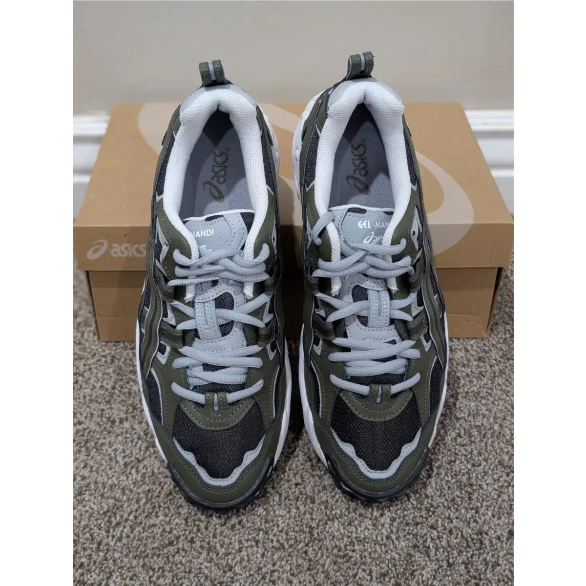 Asics shoes - Asics	Gel Nandi - Nandi - 1021A315-020 - Gray/Green 1