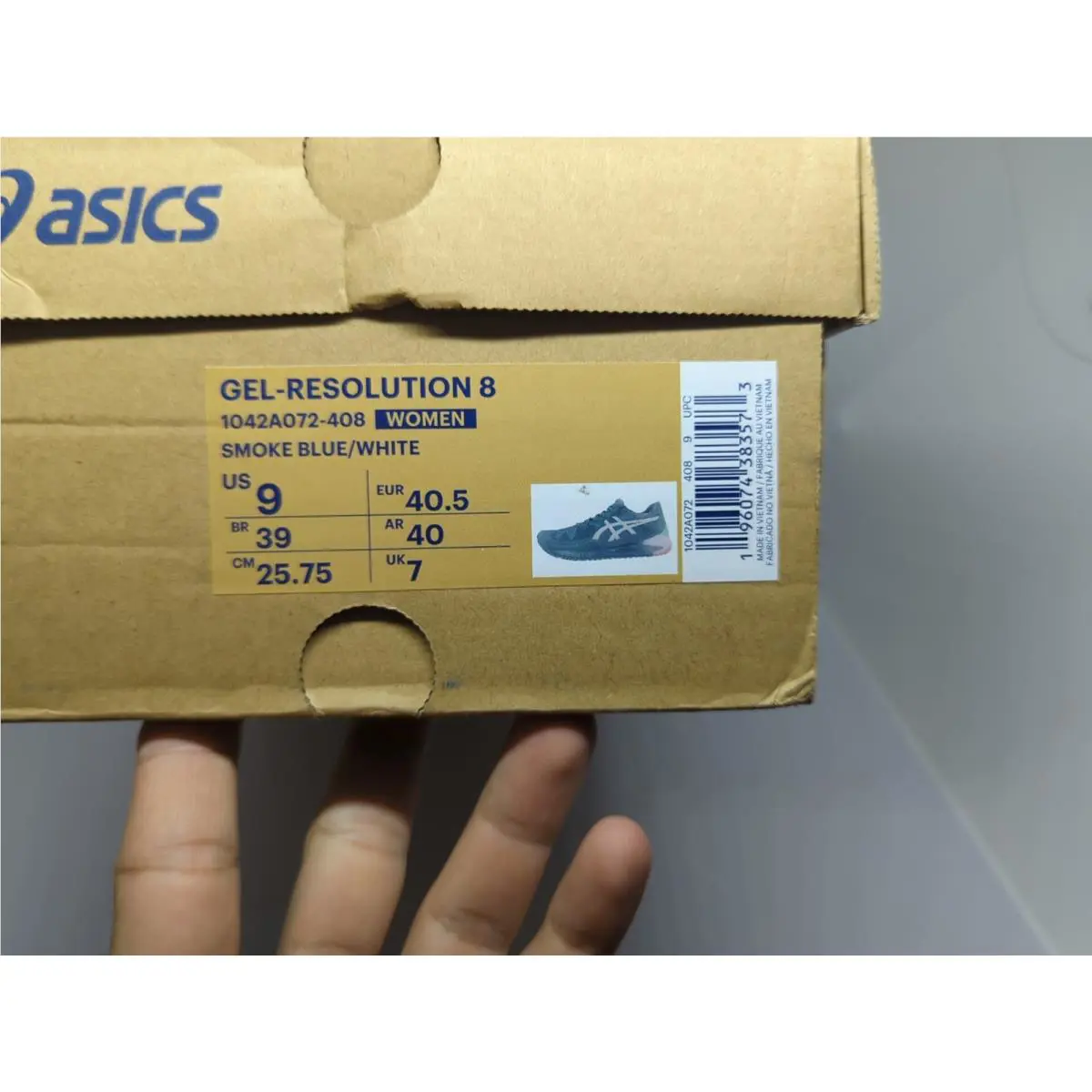 Asics shoes - Asics GEL-Resolution 8 - 1042A072-408 - White (UPC: 196074383573) 9