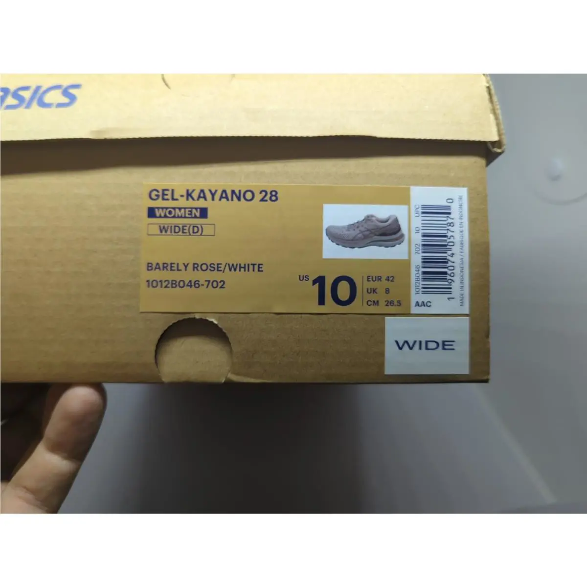 Asics shoes - ASICS Gel-Kayano 28 - 1012B046-702 - Barely Rose/White 9