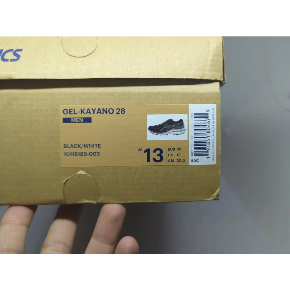 Asics shoes - ASICS GEL-Kayano - 1011B189-003 - Black (UPC: 194851804679) 9