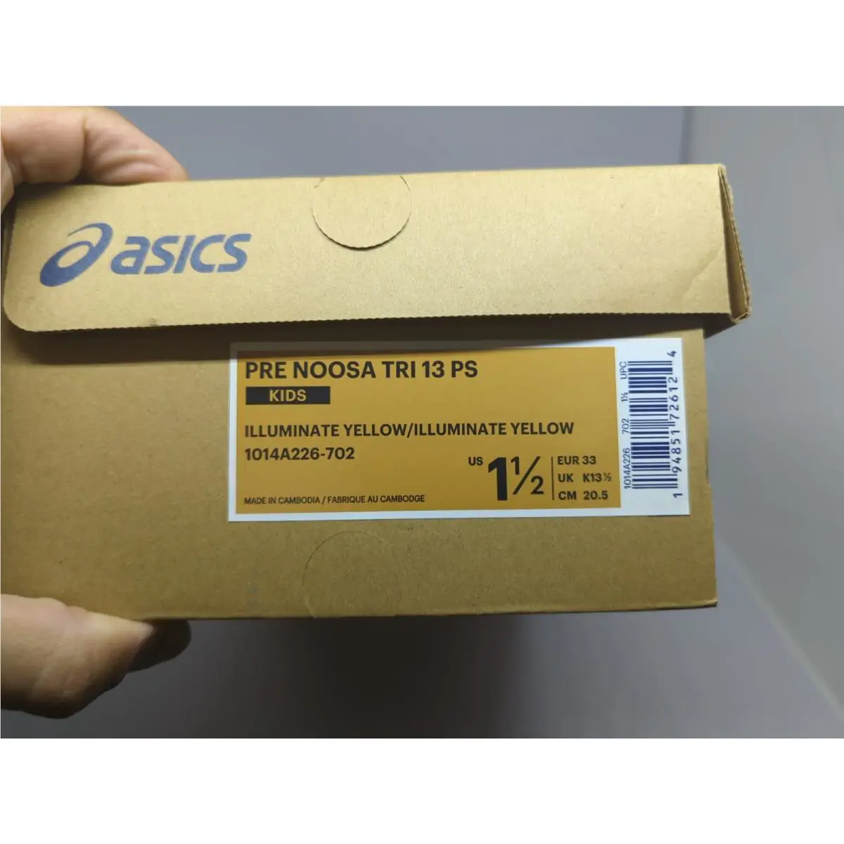 Asics shoes - Pre Noosa Tri 13 PS - Illuminate Yellow (UPC: 194851726124) 9