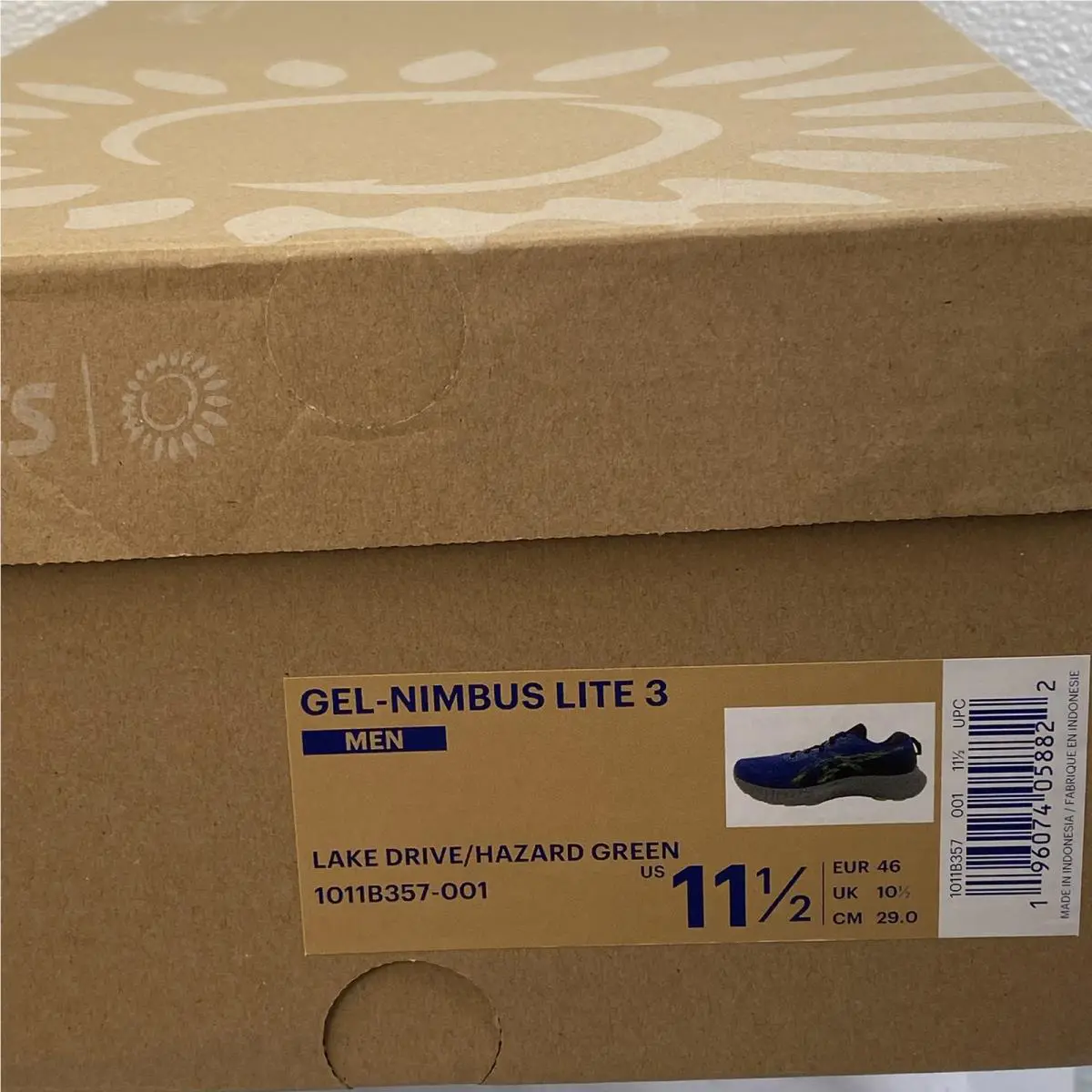 Asics shoes - Blue (UPC: 196074058822) 9