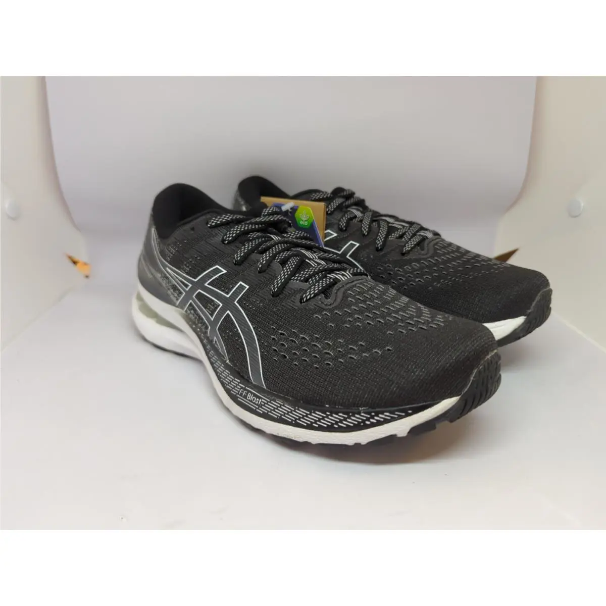 Asics Gel Nimbus 22 Womens White Black Sz 8 D Wide 1012A586-100