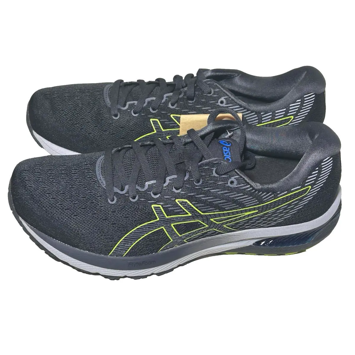 Asics Gel-cumulus R 22 Mens Size 9 Graphite Grey/lime Zest Running Sneaker Shoe