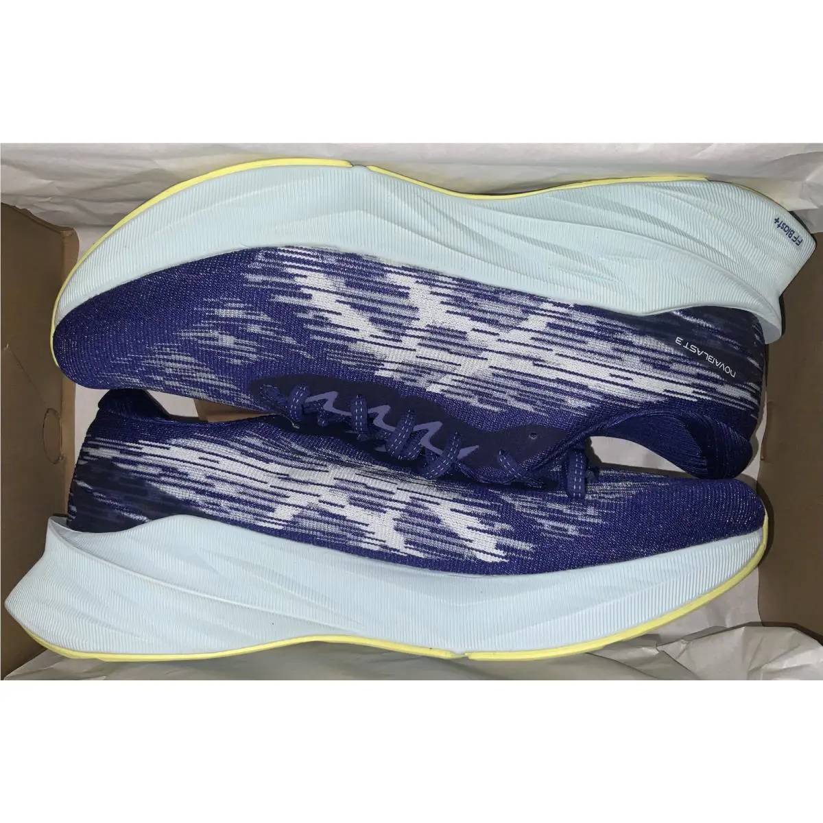 Asics Novablast 3 Eggplant/soothing Sea -womens Size 12 -- U.s. Seller