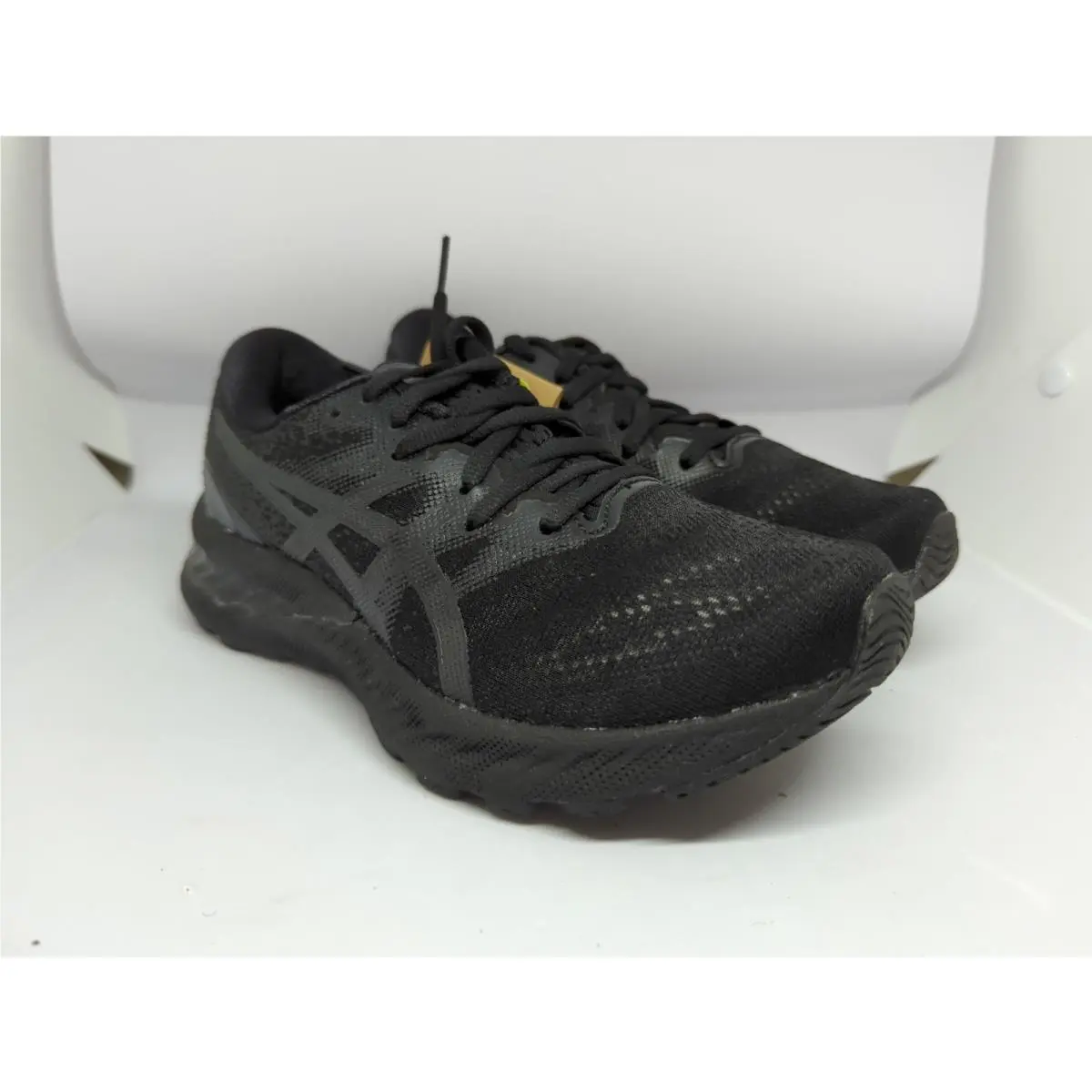 Asics Gel Nimbus 23 Womens Running Shoes Black Black Sz 5.5 1012A885-002