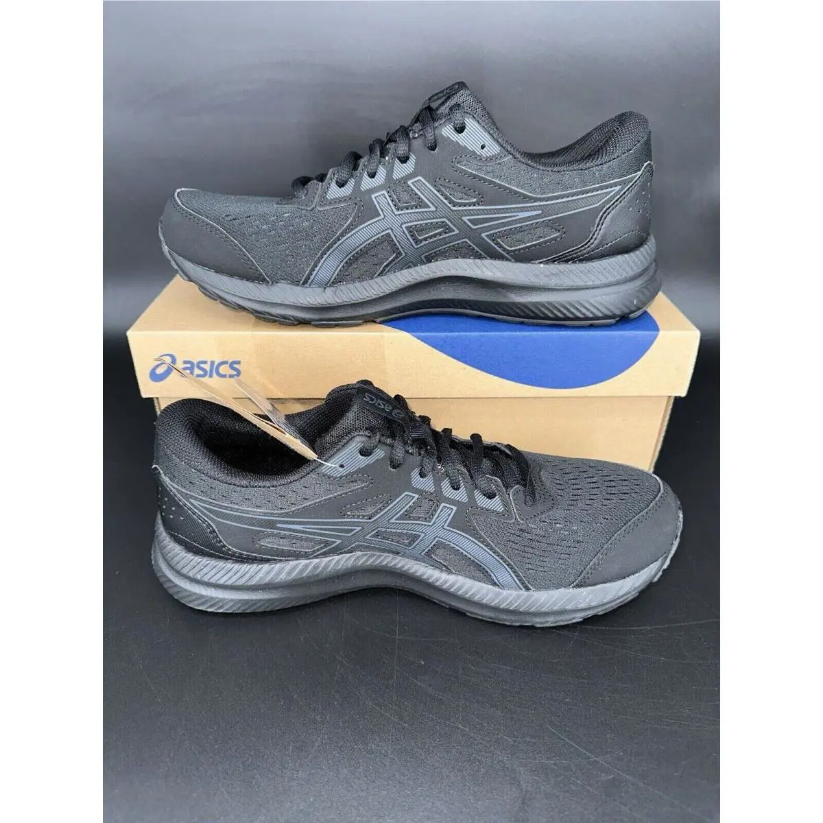 Asics shoes - ASICS GEL-Contend 8 - 1012b320-001 - Black & Carrier Gray (UPC: 196074358137) 3