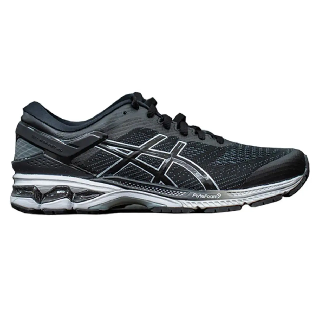 Asics shoes - ASICS GEL-Kayano 26 - 1011A541-001 - Black/ White 0