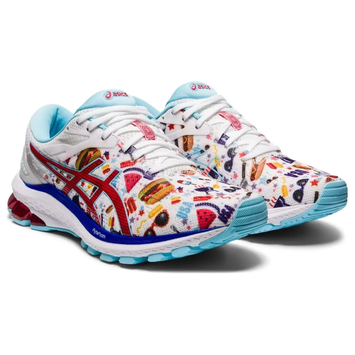 Asics shoes - ASICS Wmns GT 2000 10 - 1012B122-100 - White/Classic Red 1