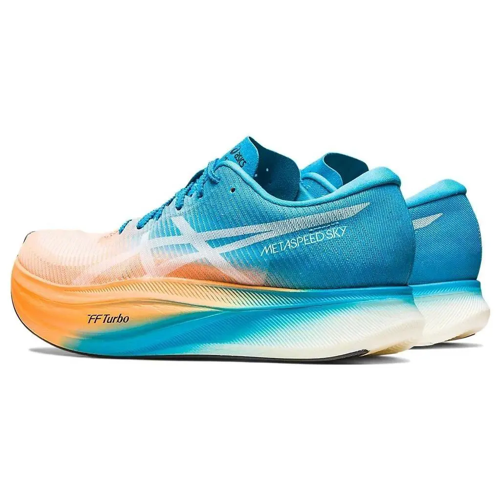 Asics shoes - ASICS Metaspeed Sky - Metaspeed Sky - 1013A115-800 - Orange Pop/ Island Blue (UPC: 196074741403) 2