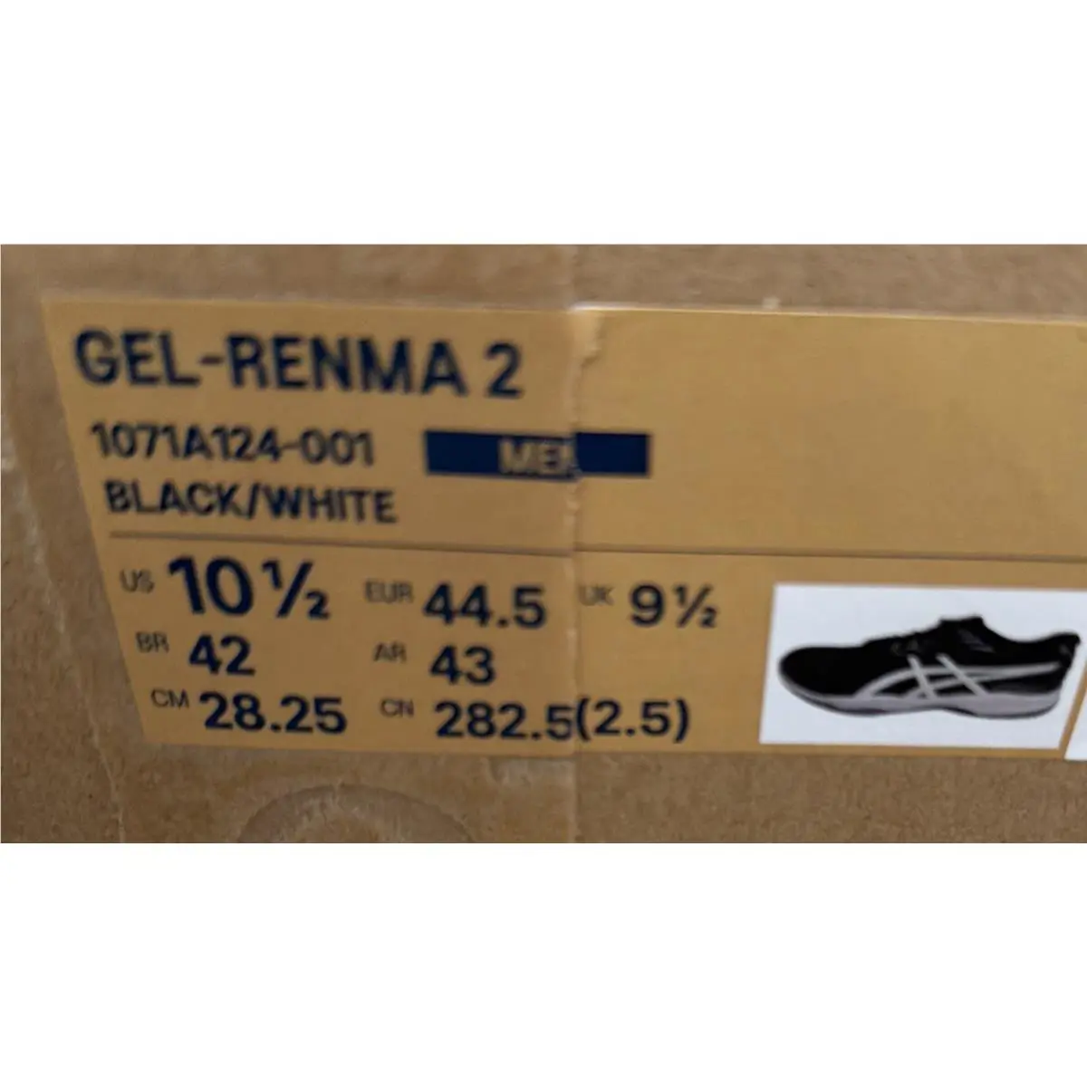 Asics shoes - ASICS Gel Renma - Gel Renma - 1071A068-002 - Black (UPC: 0199023092328) 5