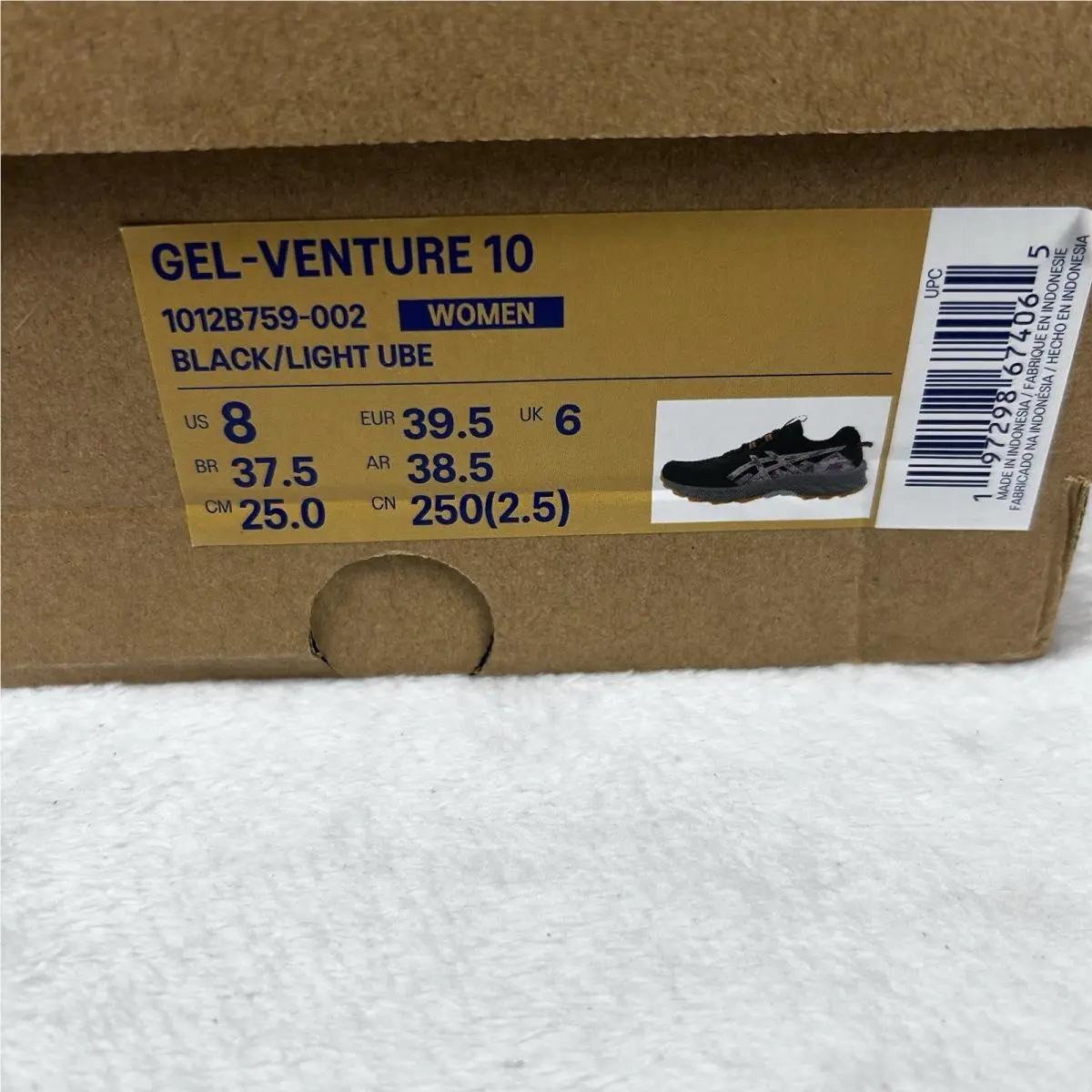 Asics shoes - Gel Venture 10 - Gel Venture - 1012B761 - Black (UPC: 0197298674065) 11
