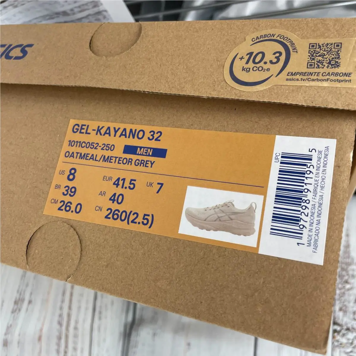 Asics shoes - ASICS GEL-Kayano - 1011C052-250 - Gray (UPC: 197298911955) 9