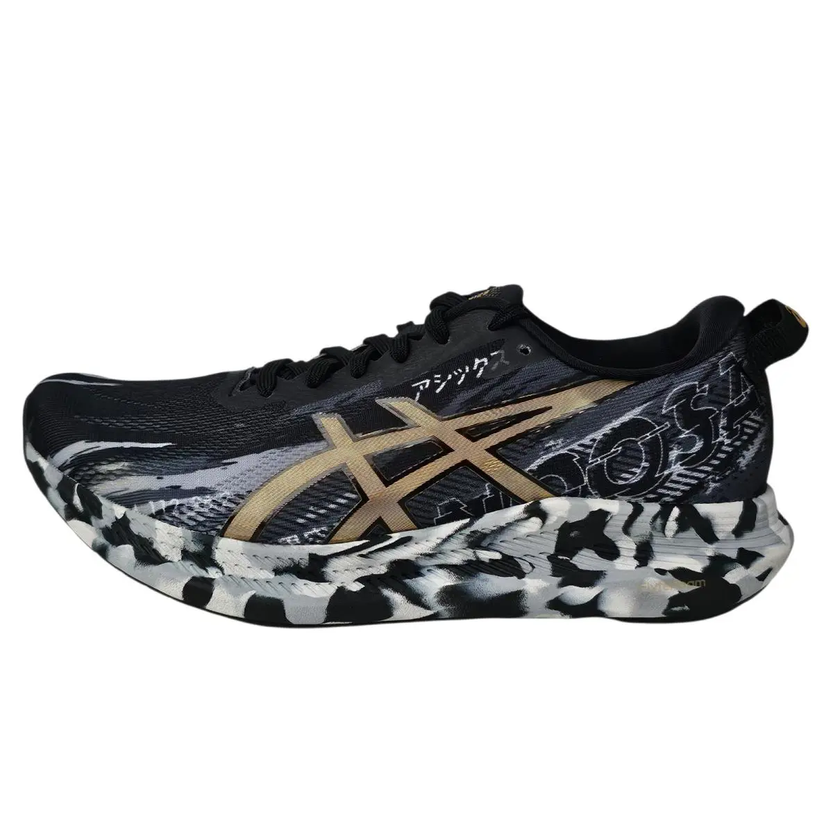 Asics shoes - ASICS Noosa Tri 13 - Noosa Tri - 1012A898001 - Black/Pure Gold, Manufacturer: Hot Pink/Safety Yellow 1