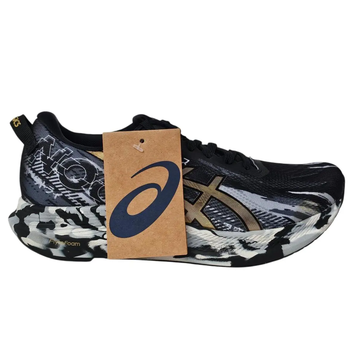 Asics shoes - ASICS Noosa Tri 13 - Noosa Tri - 1012A898001 - Black/Pure Gold, Manufacturer: Hot Pink/Safety Yellow 3